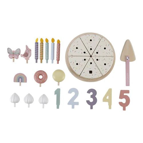 Wooden Birthday Cake