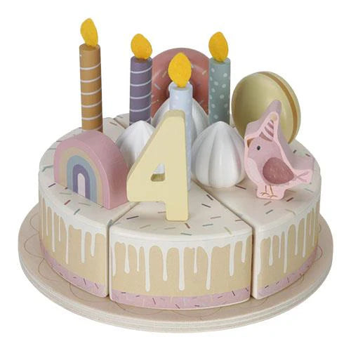 Wooden Birthday Cake
