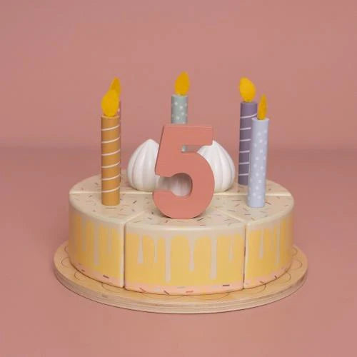 Wooden Birthday Cake