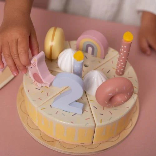 Wooden Birthday Cake