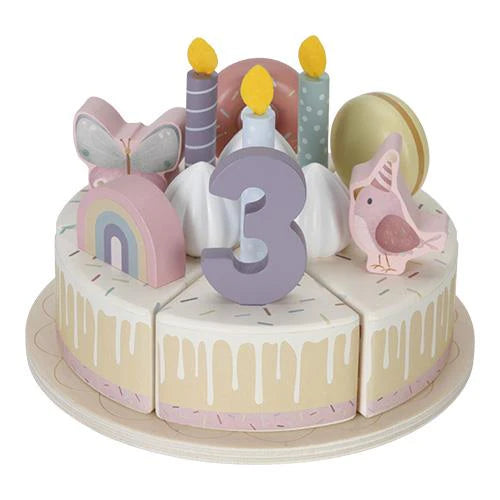 Wooden Birthday Cake