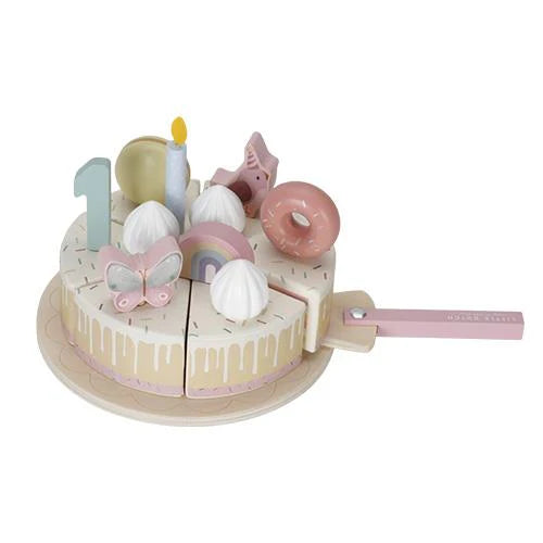 Wooden Birthday Cake