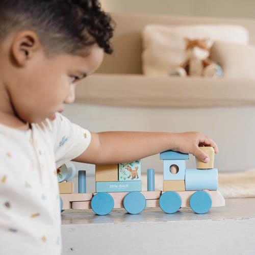 Wooden Block Train – Forest Friends