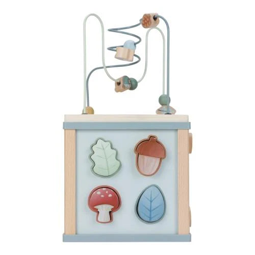 Wooden Activity Cube – Forest Friends