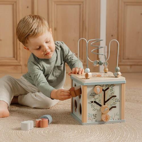 Wooden Activity Cube – Forest Friends