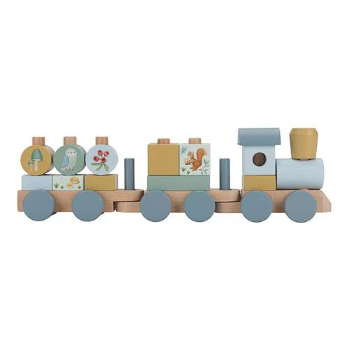 Wooden Block Train – Forest Friends
