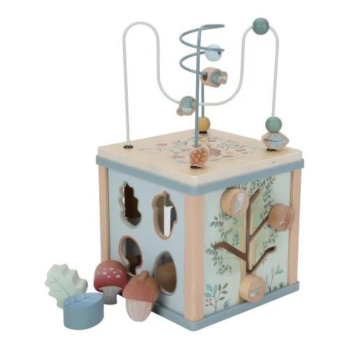 Wooden Activity Cube – Forest Friends