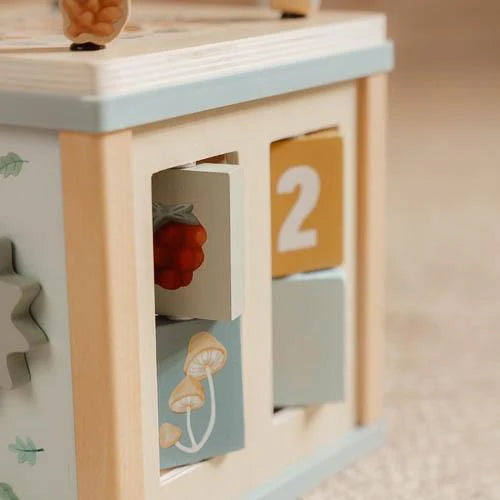 Wooden Activity Cube – Forest Friends