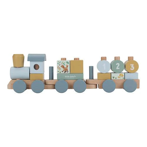 Wooden Block Train – Forest Friends