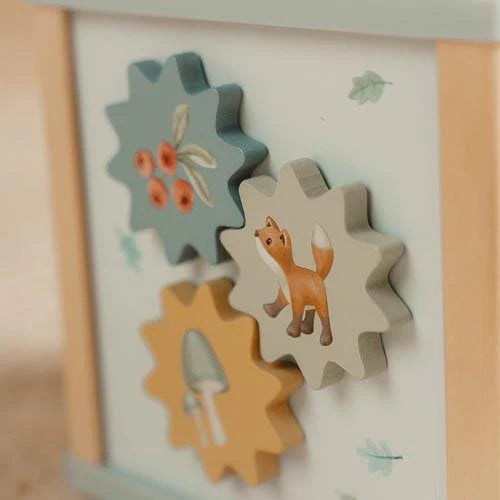 Wooden Activity Cube – Forest Friends