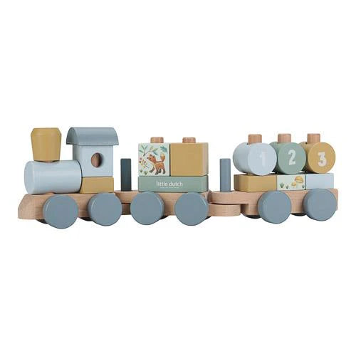 Wooden Block Train – Forest Friends