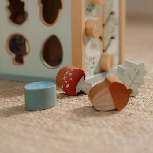 Wooden Activity Cube – Forest Friends