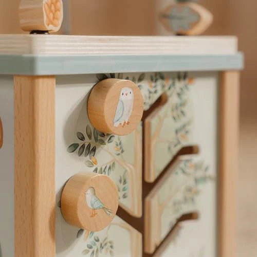 Wooden Activity Cube – Forest Friends