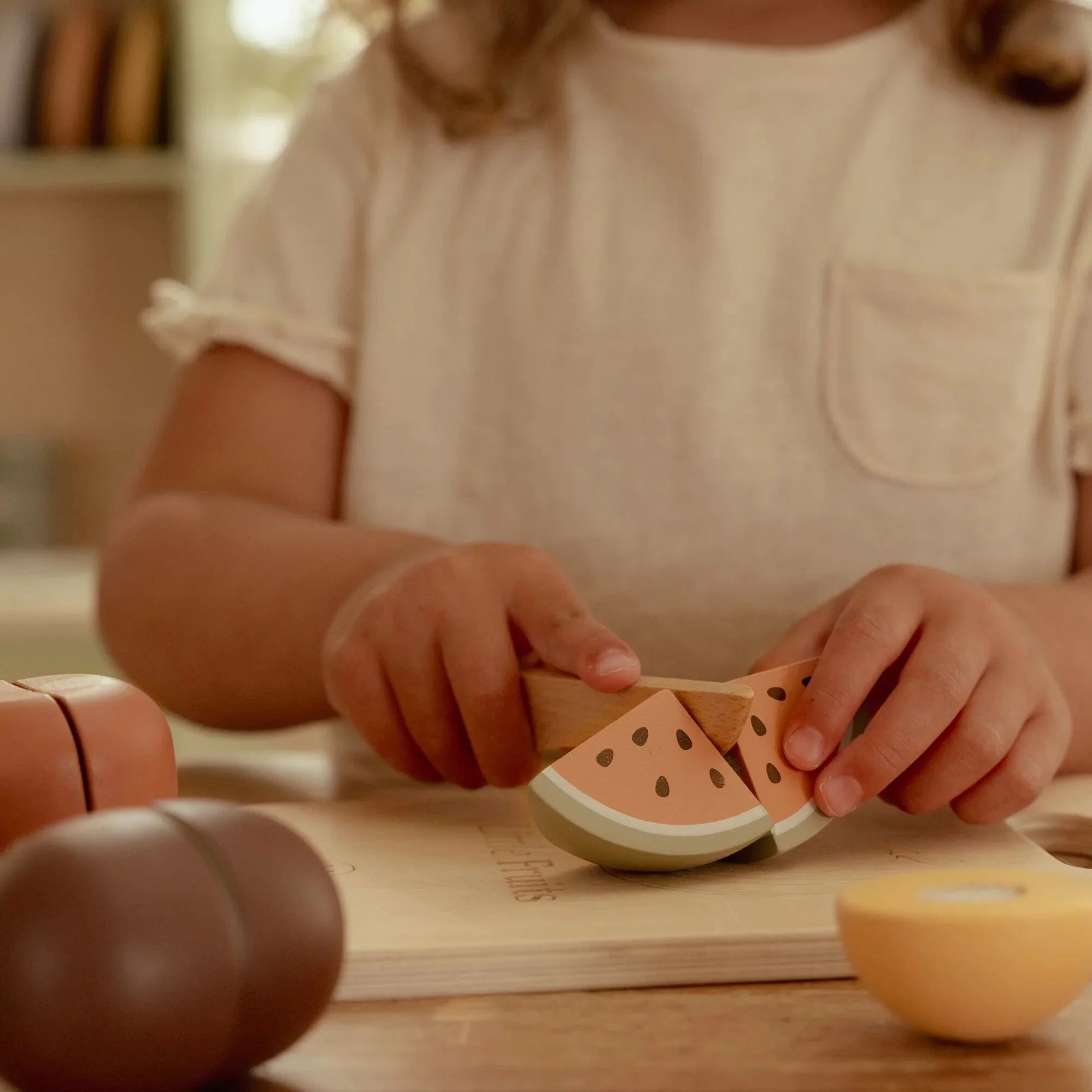 Wooden Cutting Fruit