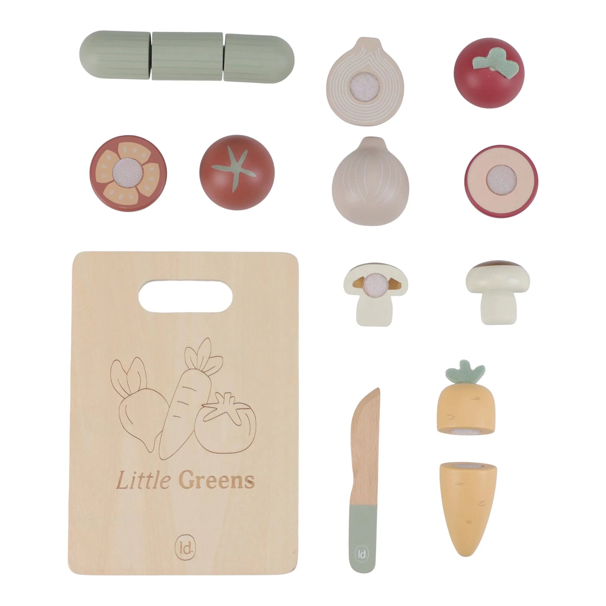 Wooden Cutting Vegetables