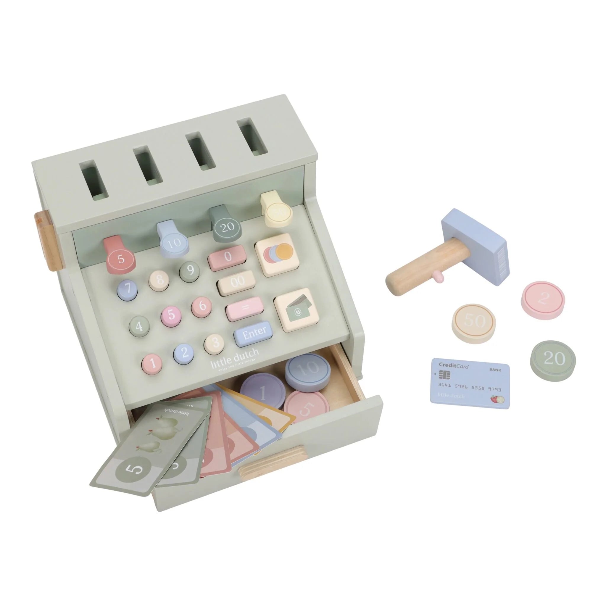 Wooden Cash Register