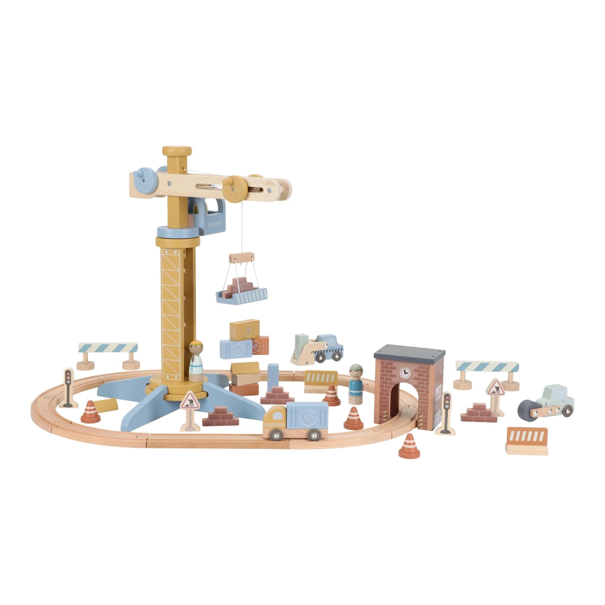 Wooden Crane Set