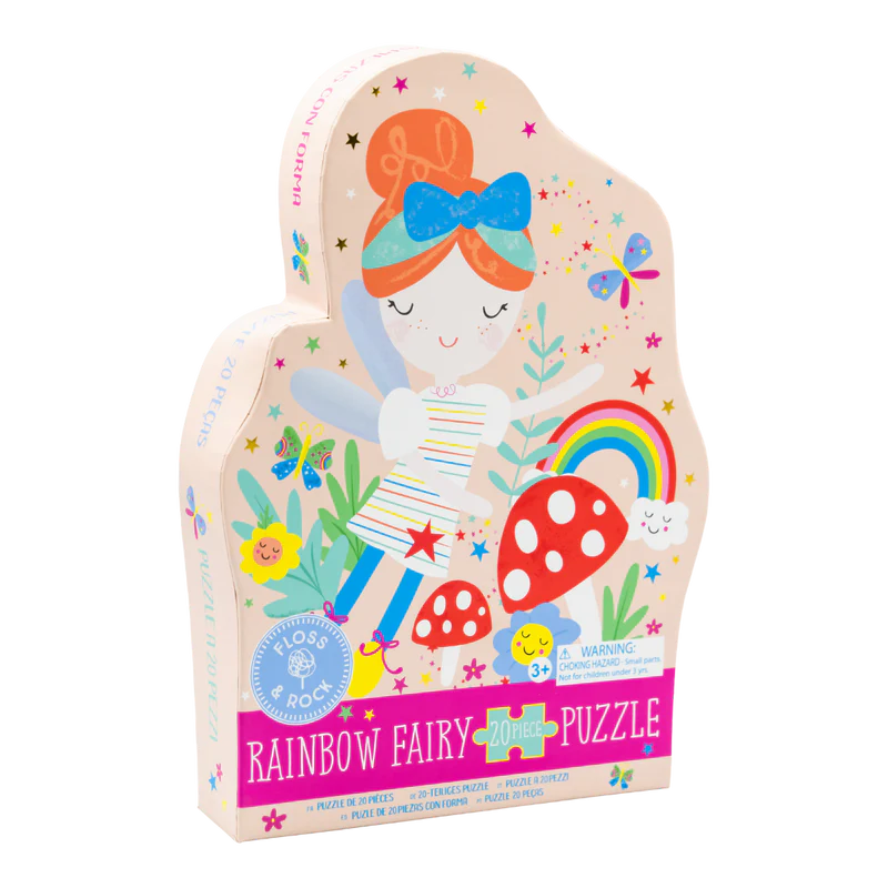 20 Piece Shaped Jigsaw Puzzle - Rainbow Fairy