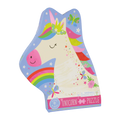 40 Piece Shaped Jigsaw Puzzle - Rainbow Fairy Unicorn