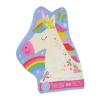 40 Piece Shaped Jigsaw Puzzle - Rainbow Fairy Unicorn