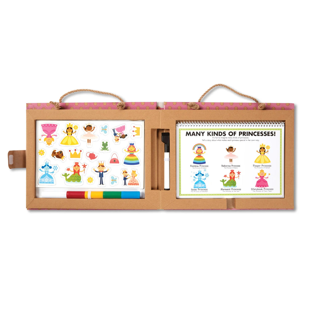 Play, Draw, Create Reusable Drawing and Magnet Kit – Princesses