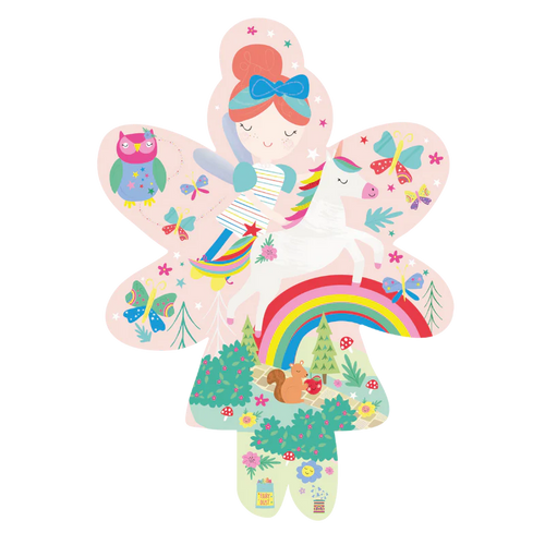 20 Piece Shaped Jigsaw Puzzle - Rainbow Fairy