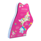 40 Piece Shaped Jigsaw Puzzle - Rainbow Fairy Unicorn