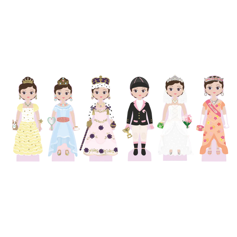 Wooden Magnetic Dress Up Doll - Charlotte