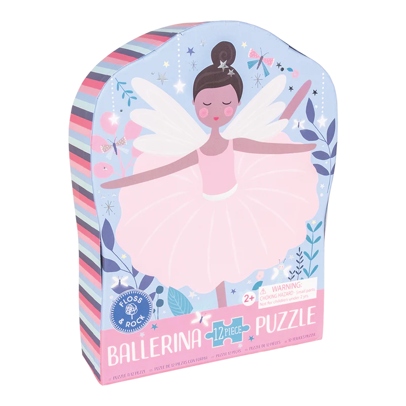 12 Piece Shaped Jigsaw Puzzle - Enchanted Ballerina