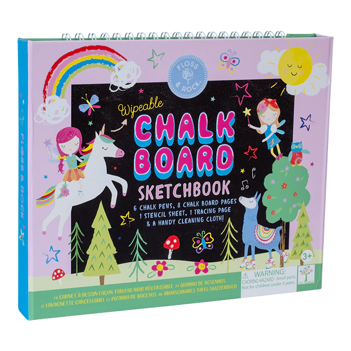 Chalk Board Sketchbook - Rainbow Fairy