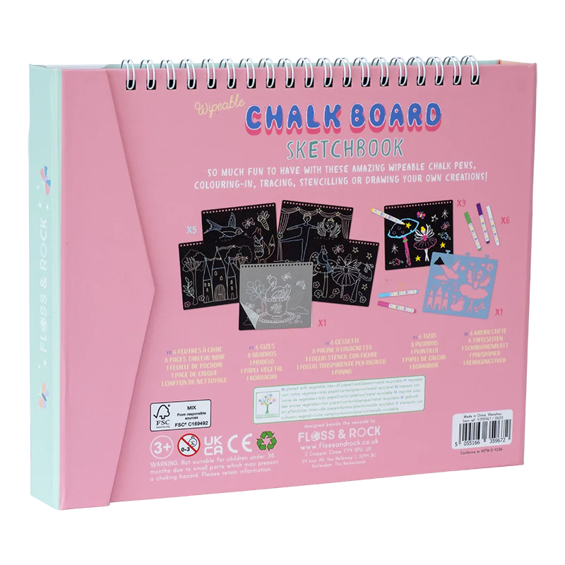 Chalk Board Sketchbook - Enchanted Ballerina