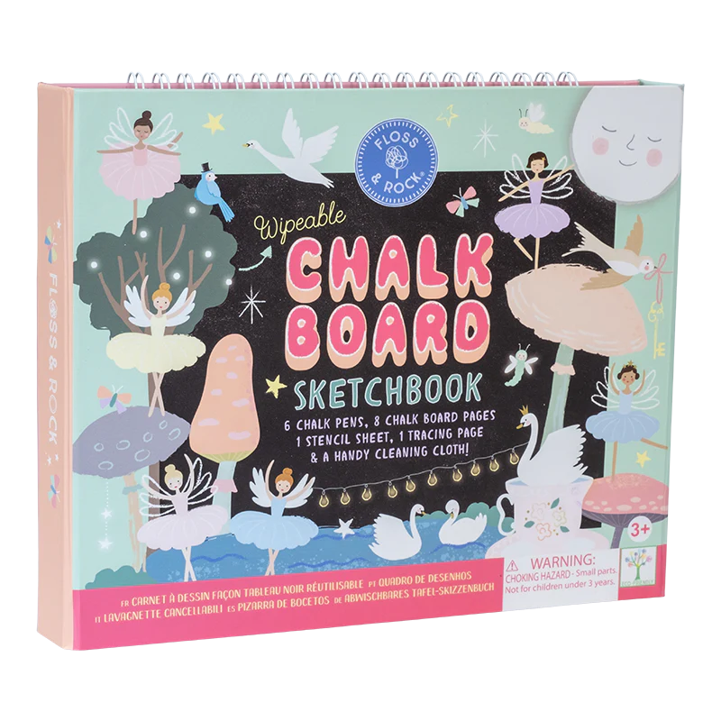 Chalk Board Sketchbook - Enchanted Ballerina