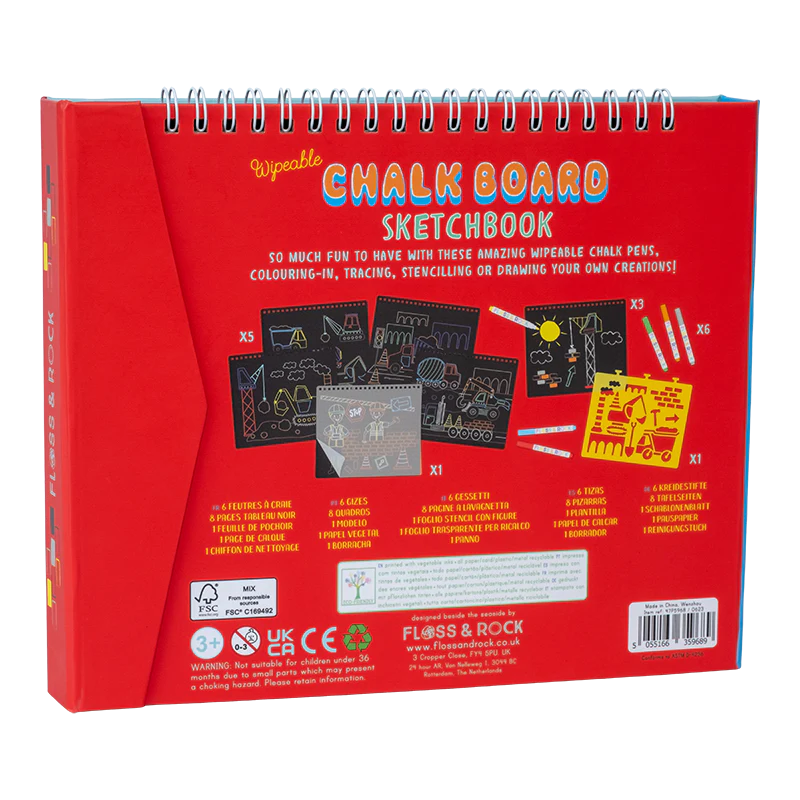 Chalk Board Sketchbook - Construction