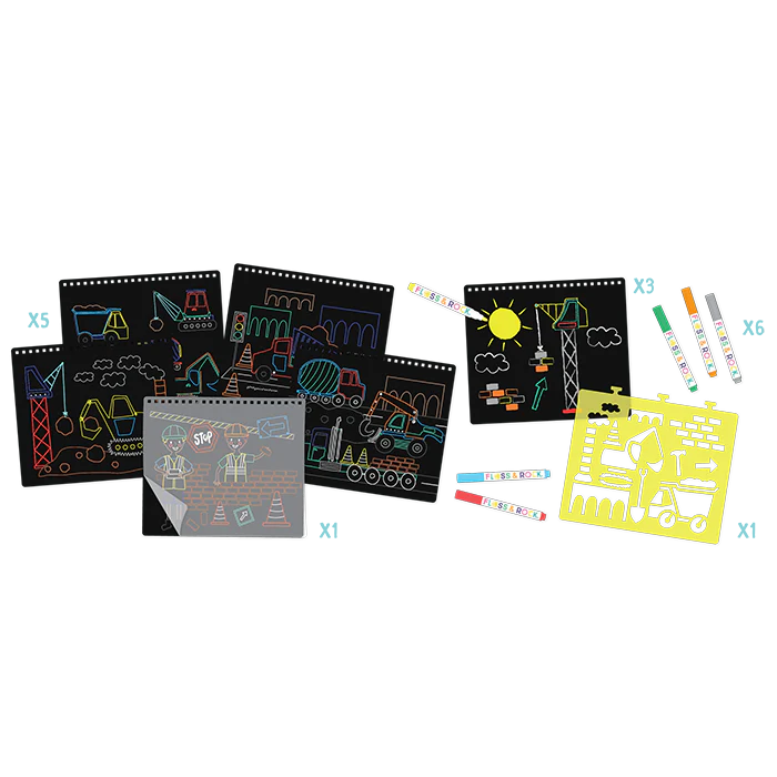 Chalk Board Sketchbook - Construction