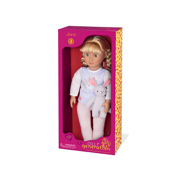 Jovie Sleepover Doll with Plush Bunny