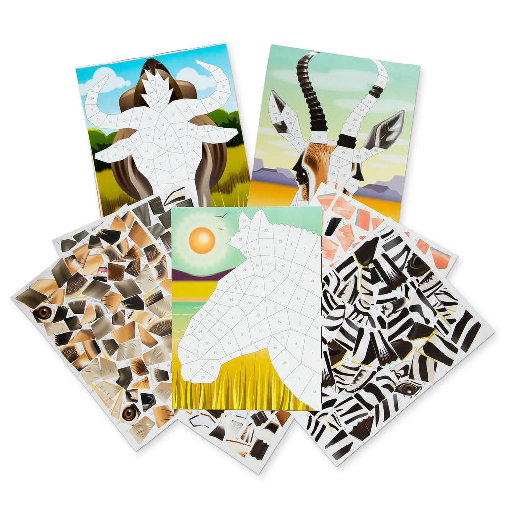 Mosaic Sticker Pad - Safari