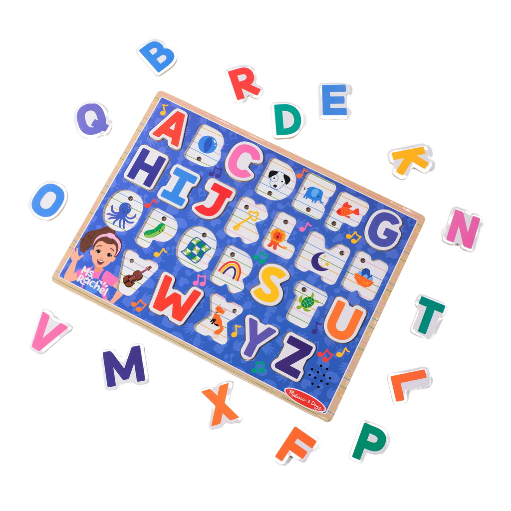 Ms. Rachel™ Wooden Phonics Alphabet Sound Puzzle - 26 Pieces
