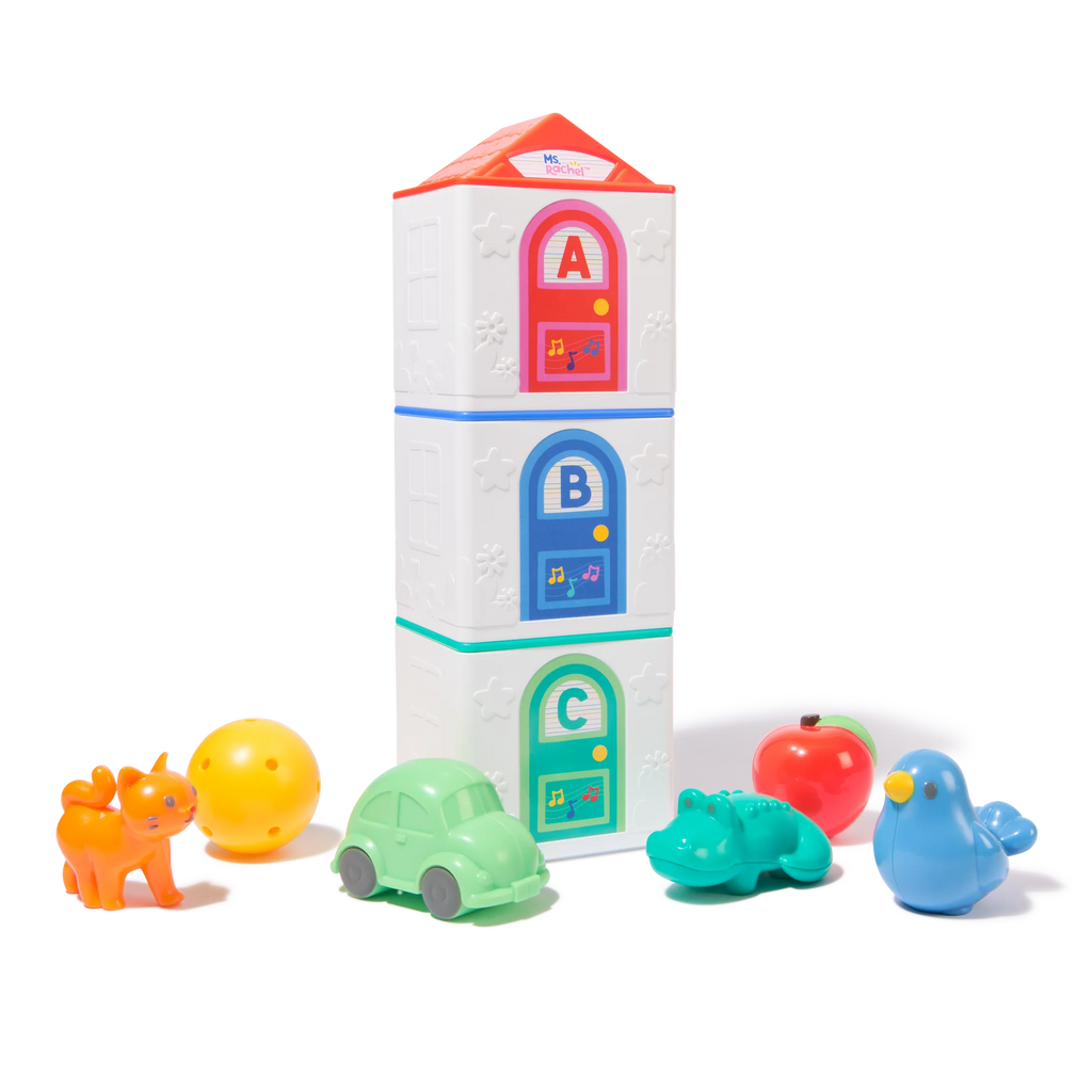 Ms. Rachel™ Stacking Surprise Houses