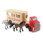 Horse Carrier Wooden Vehicles Play Set