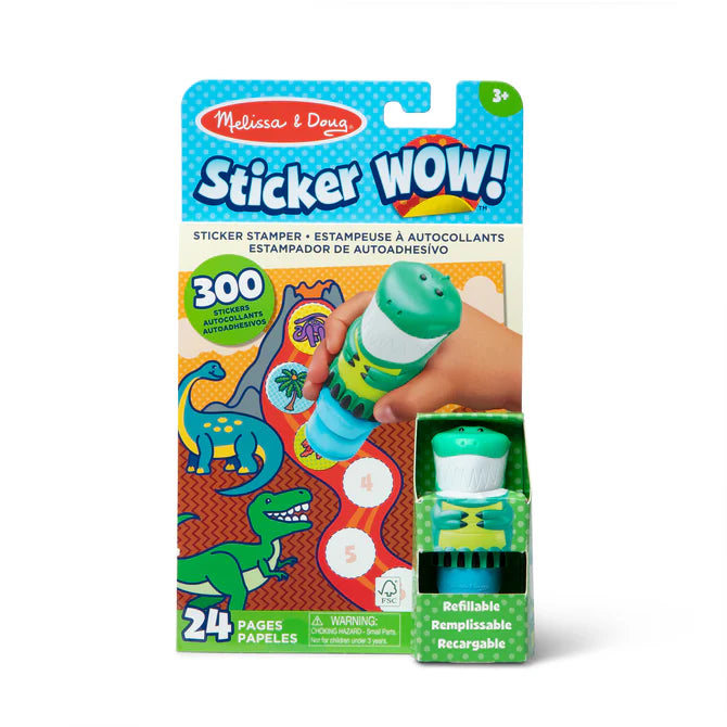 Sticker WOW!™ Activity Pad and Sticker Stamper - Dinosaur