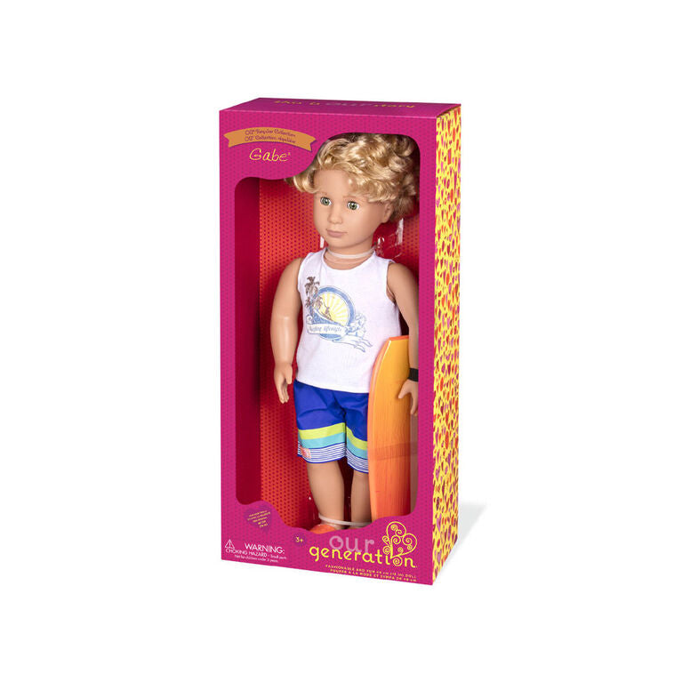 Gabe Surfer Boy Doll