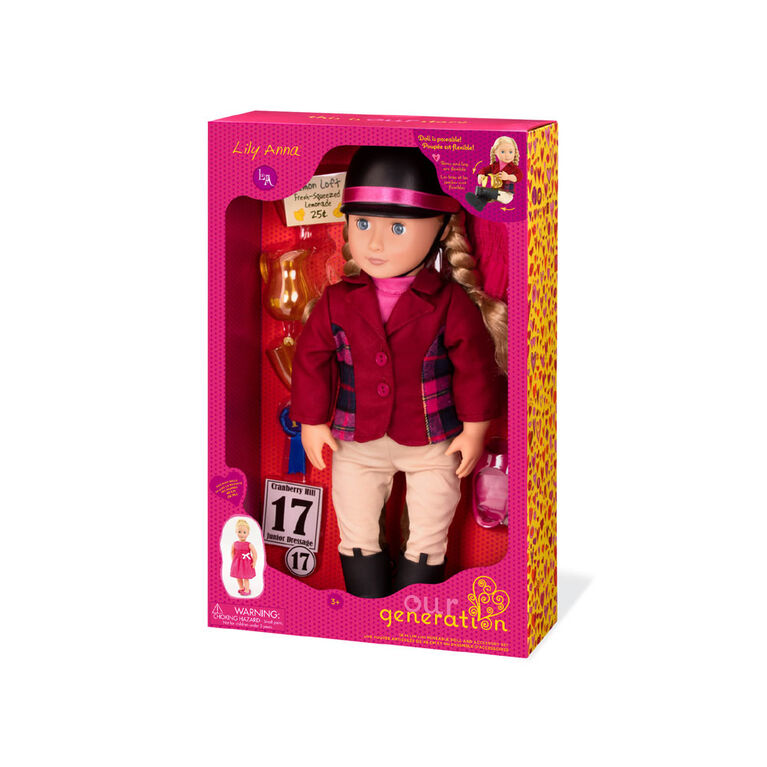 Lily Anna Equestrian Doll with Storybook