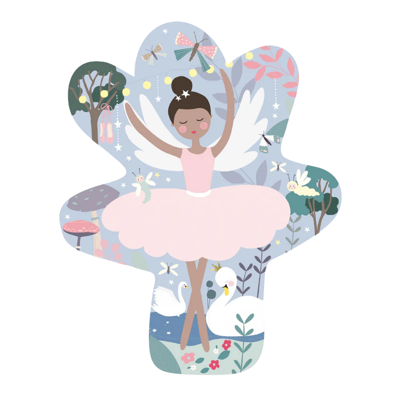 12 Piece Shaped Jigsaw Puzzle - Enchanted Ballerina