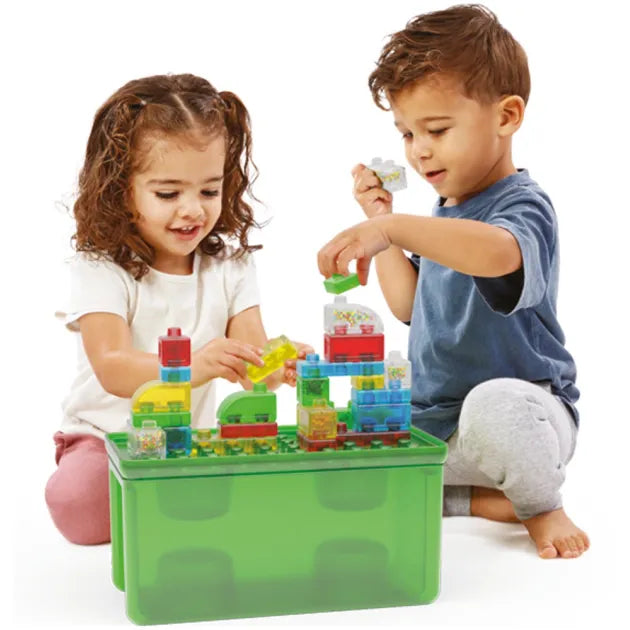 Stash 'N Stack 2-in-1 Storage Case with 30 Blocks