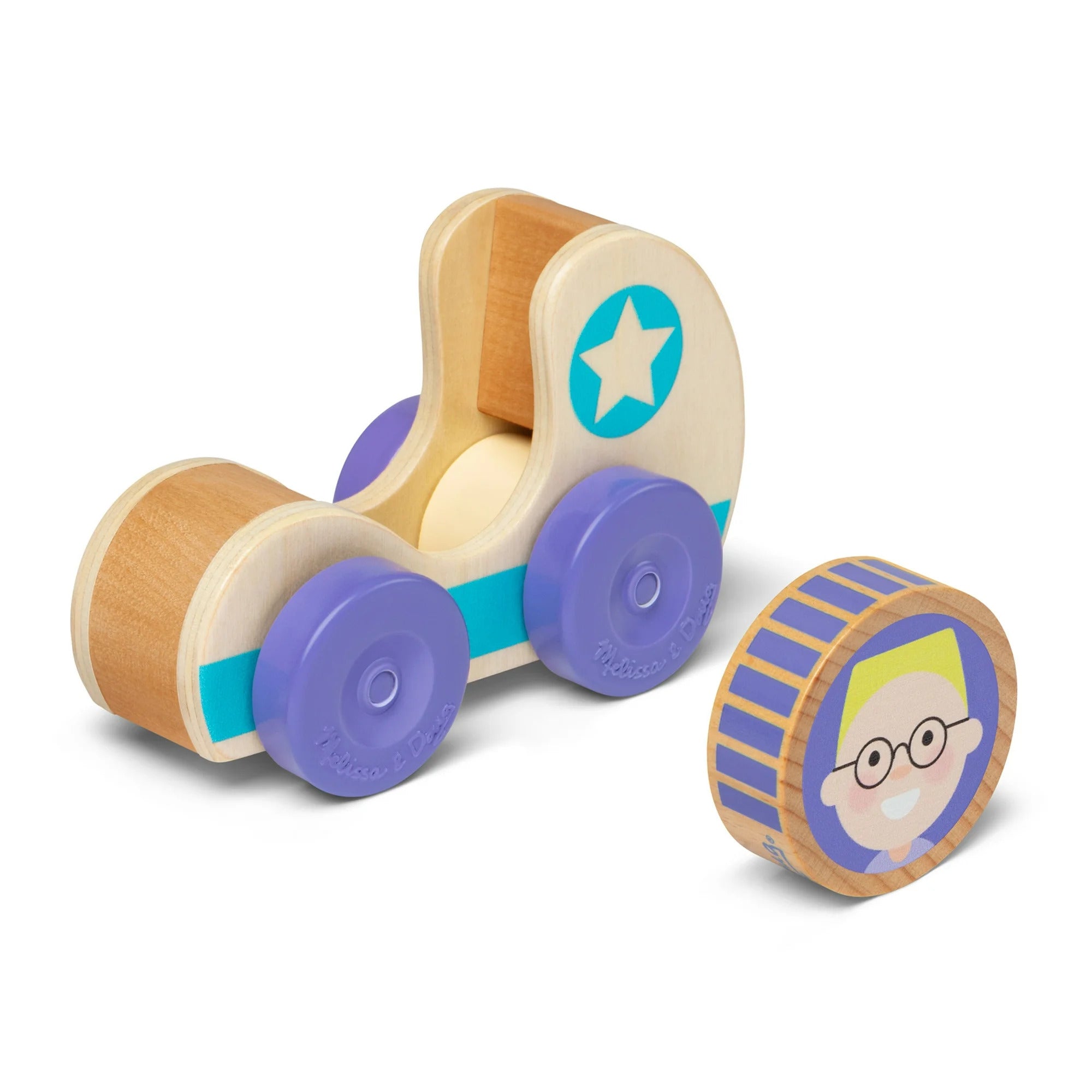 GO Tots Blue Star Car