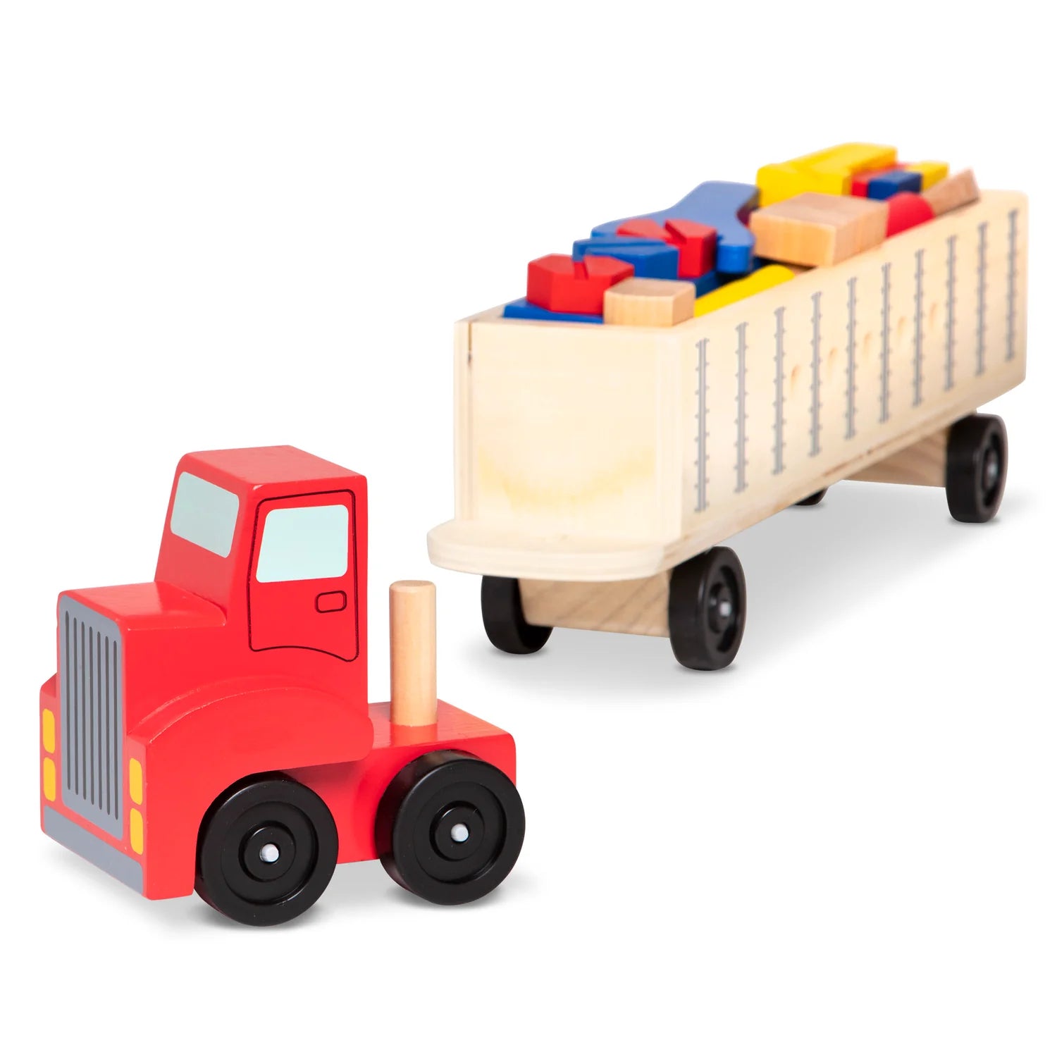 Wooden Big Rig Building Set