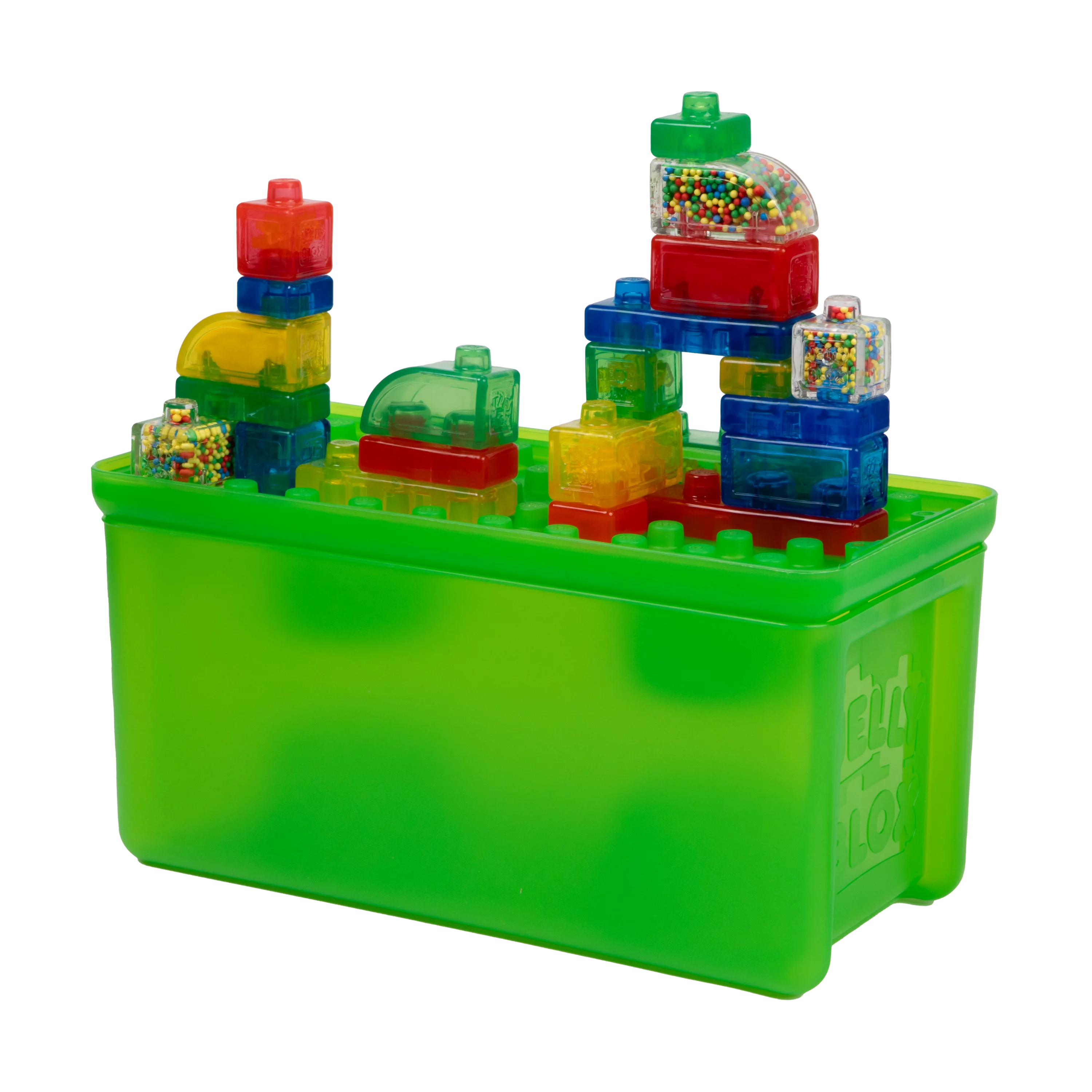 Stash 'N Stack 2-in-1 Storage Case with 30 Blocks