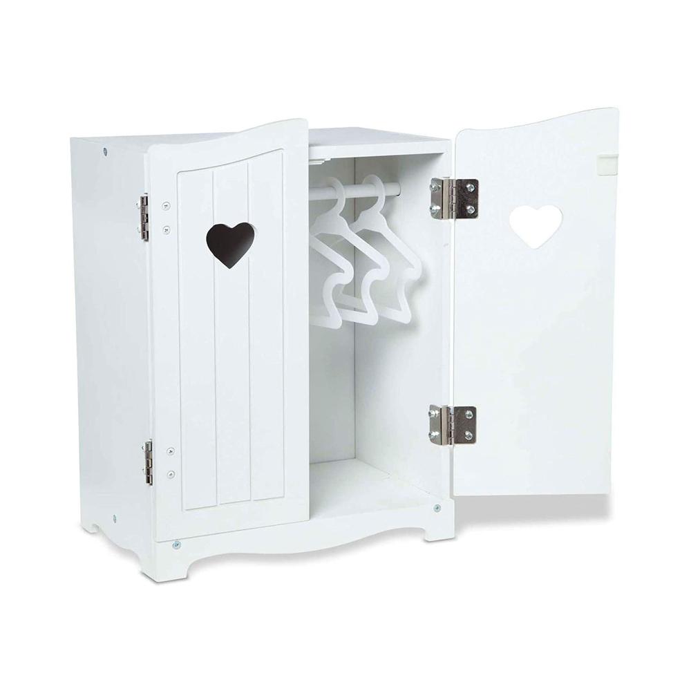 Mine to Love - Wooden Play Armoire Closet for Dolls