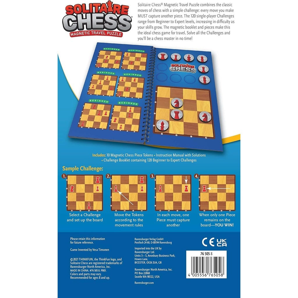 Solitaire Chess Magnetic Travel Puzzle