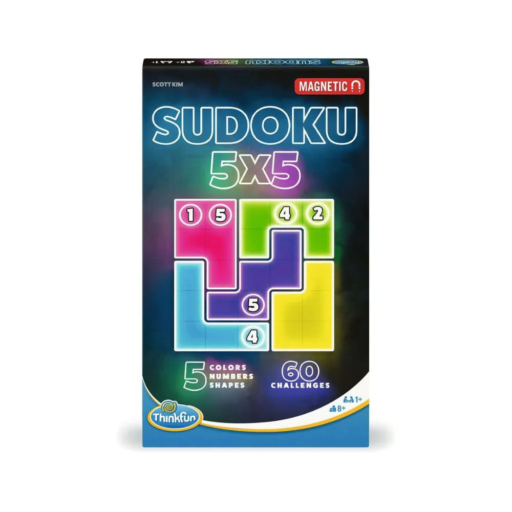 Sudoku 5×5 Magnetic Travel Puzzle